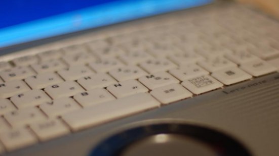 WINDOWSノートパソコンのキーボード